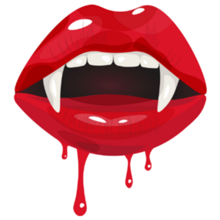 Vampire Lips Sticker